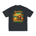 Resting Beach Face Performance T-Shirt — Tropical Funny Vacation Tee