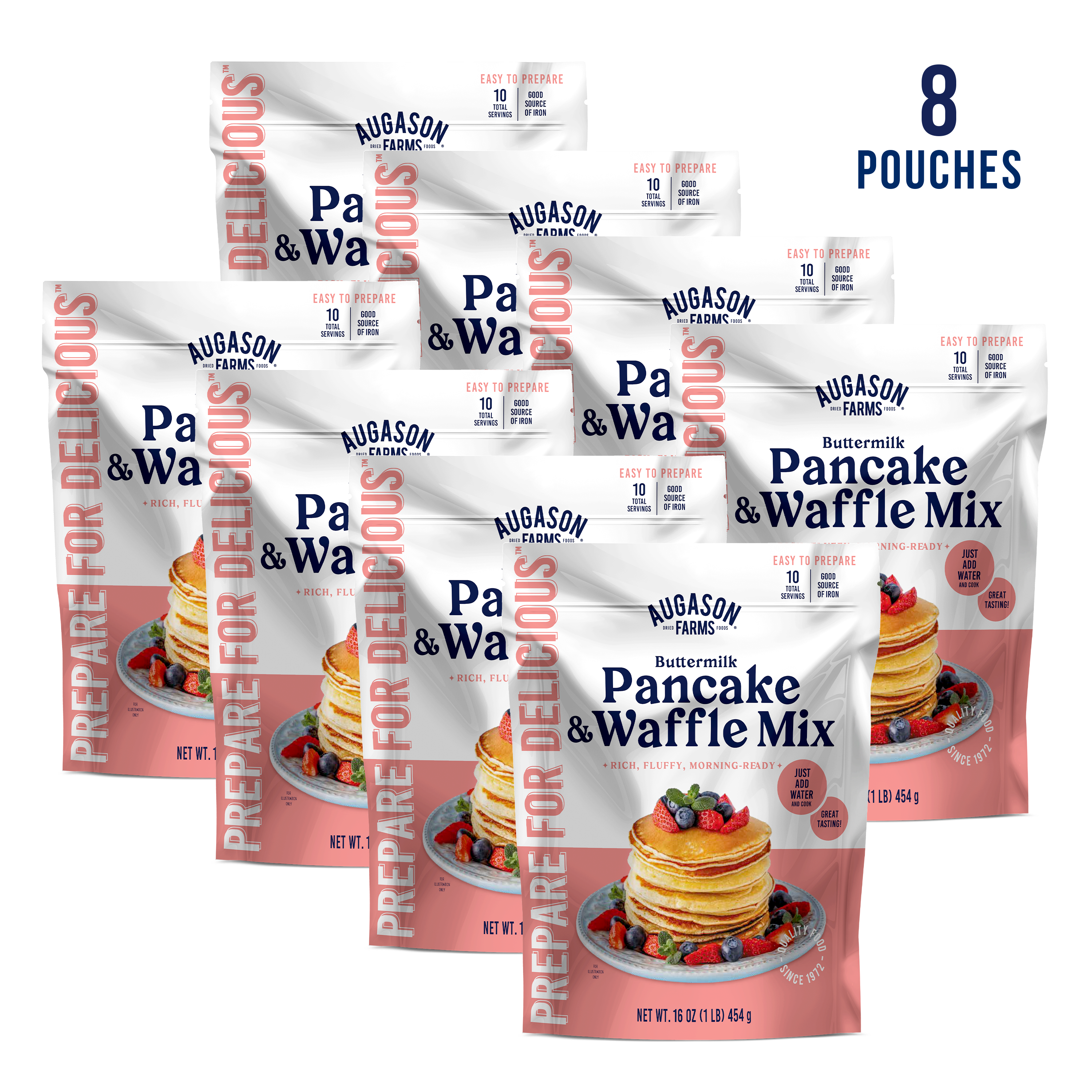 Buttermilk Pancake & Waffle Mix Pouch, 10 Servings
