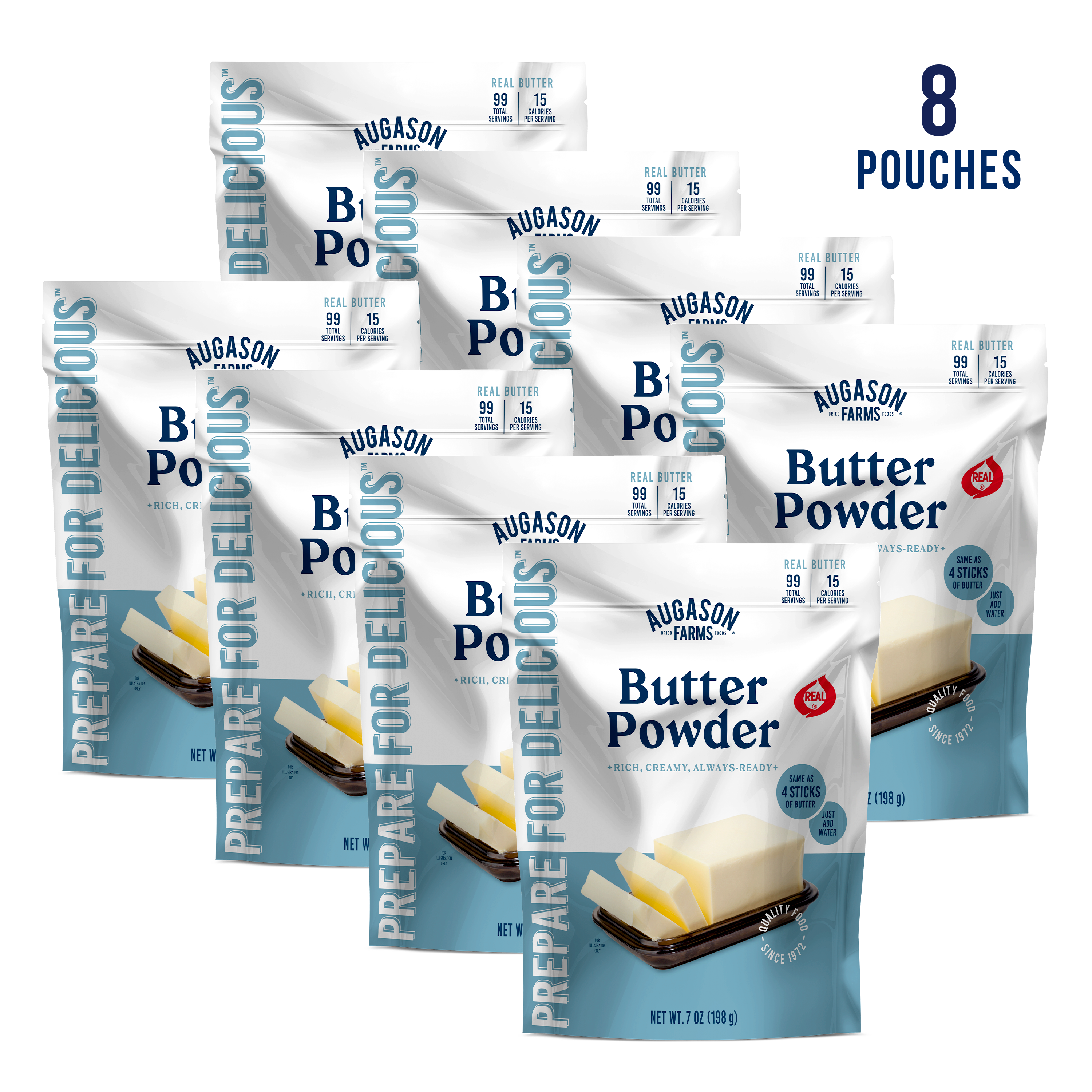 Butter Powder Pouch, 99 Servings