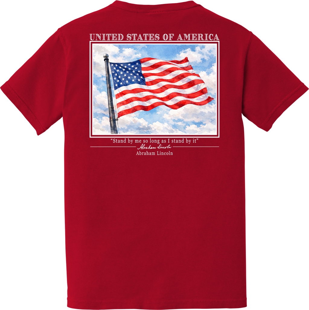 250th American Flag tee