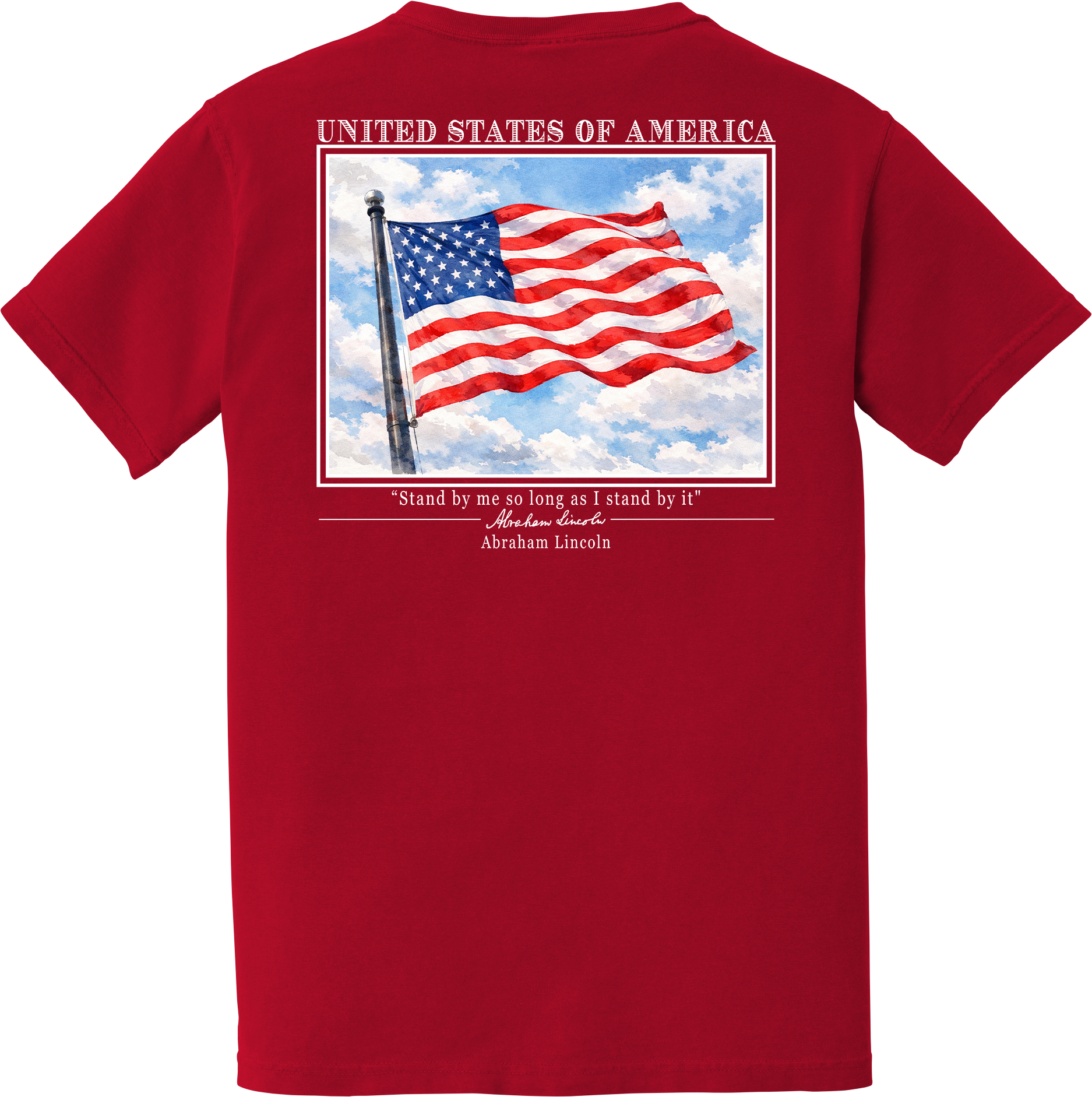 250th American Flag tee