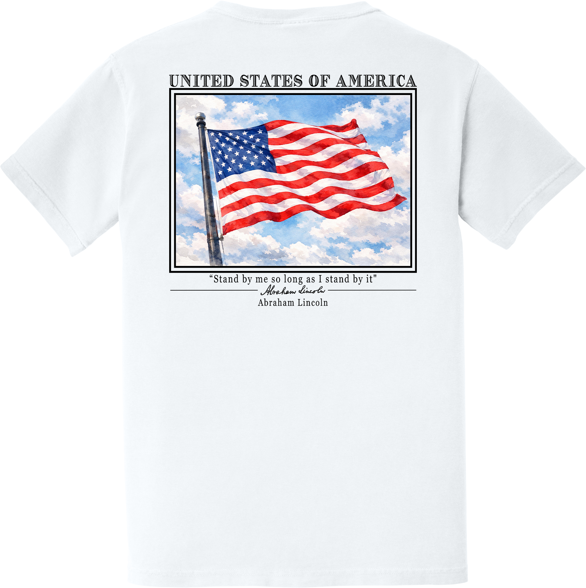 250th American Flag tee