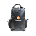 50L Heavy Duty Dry Bag w/ Straps - Black