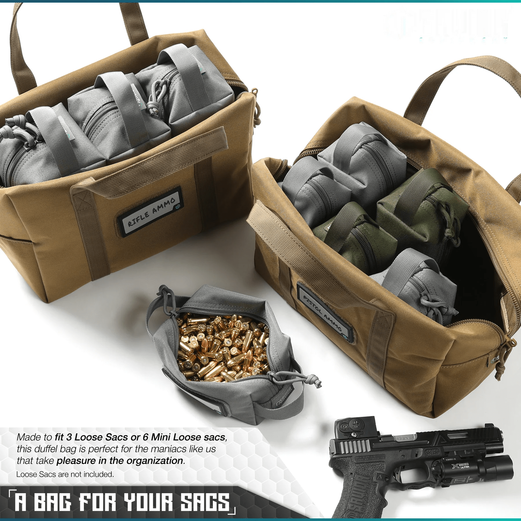 Mini Hauler Duffel Bag - 2 Pack