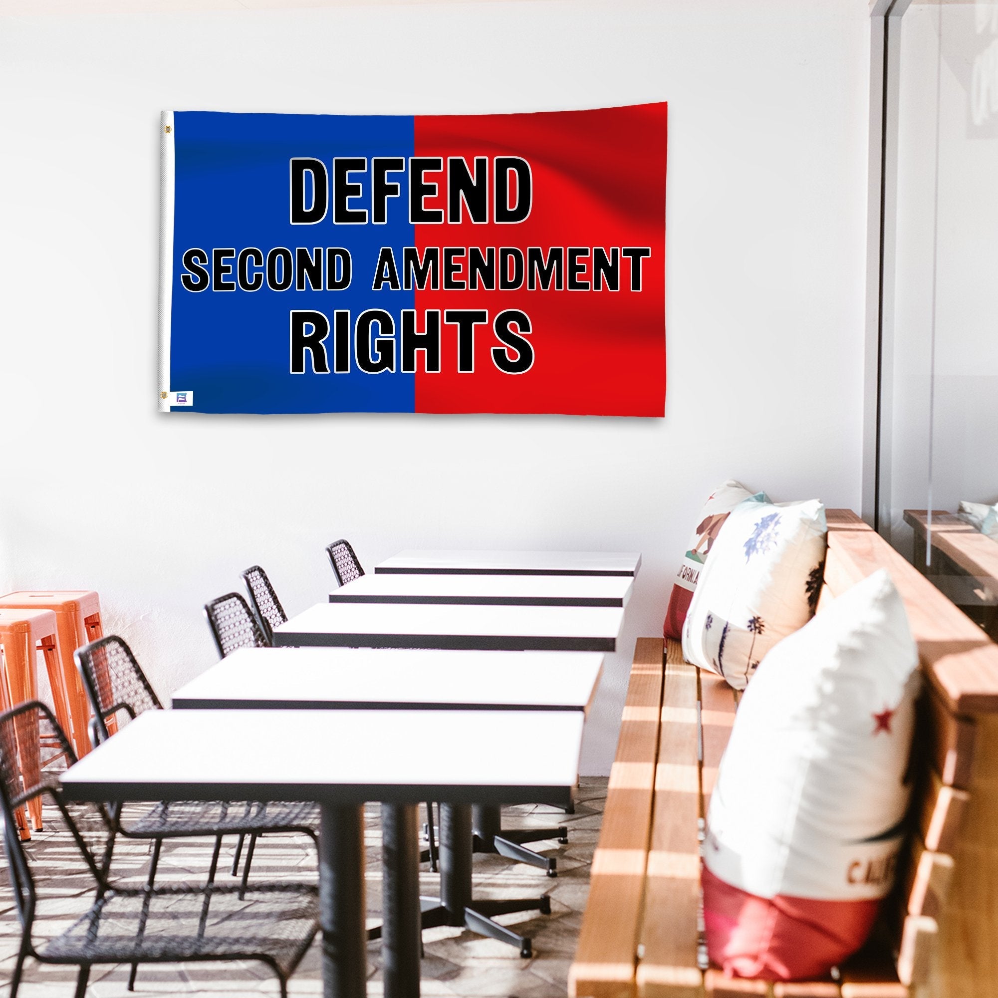 Defend Second Amendment Rights Flag