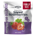Freeze Dried Sliced Strawberries Family Size Pouch, 20 Servings