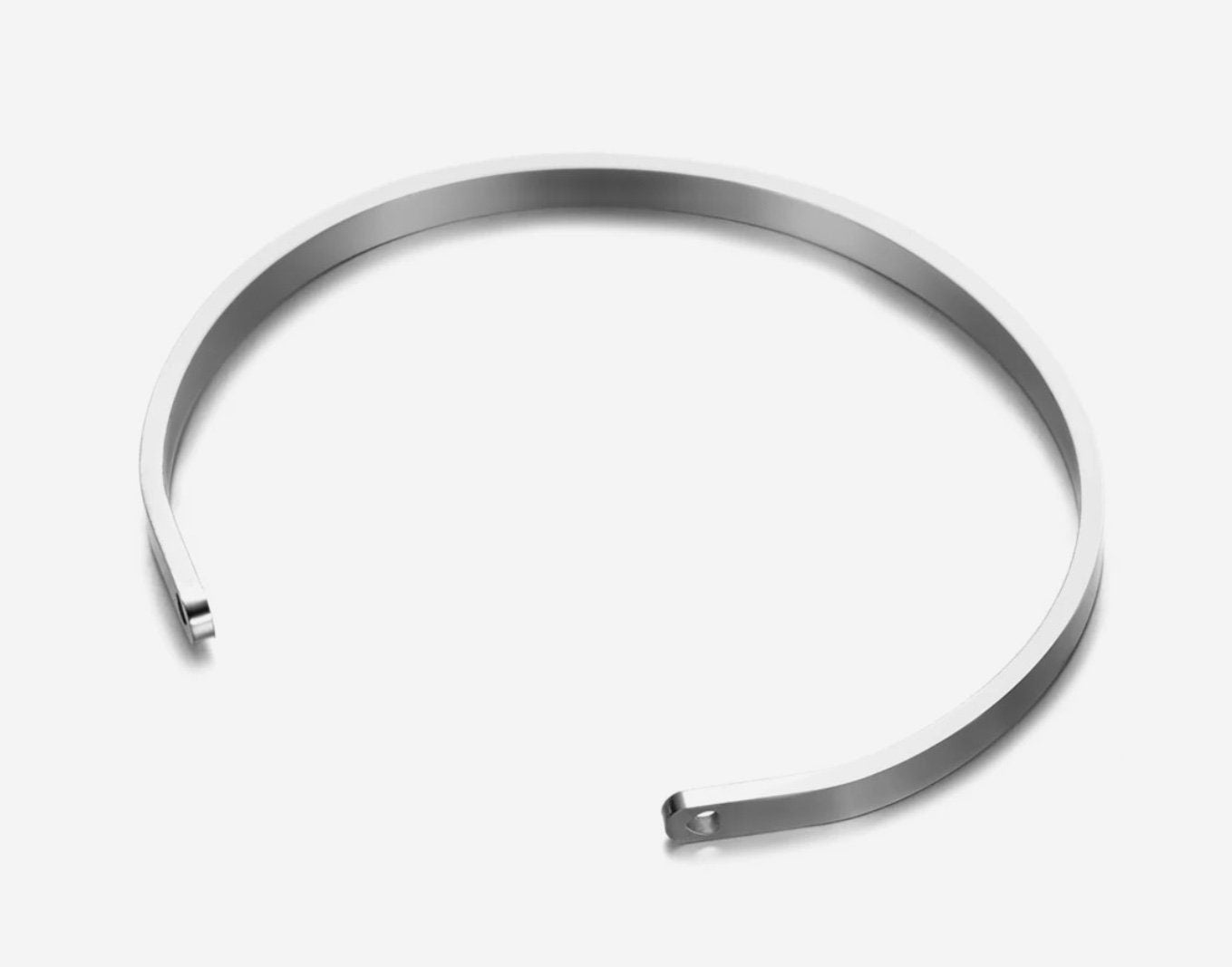 Love is Patient, Love is Kind Cuff Bracelet Waterproof Stainless Steel Bangle Black Engraved Cuff