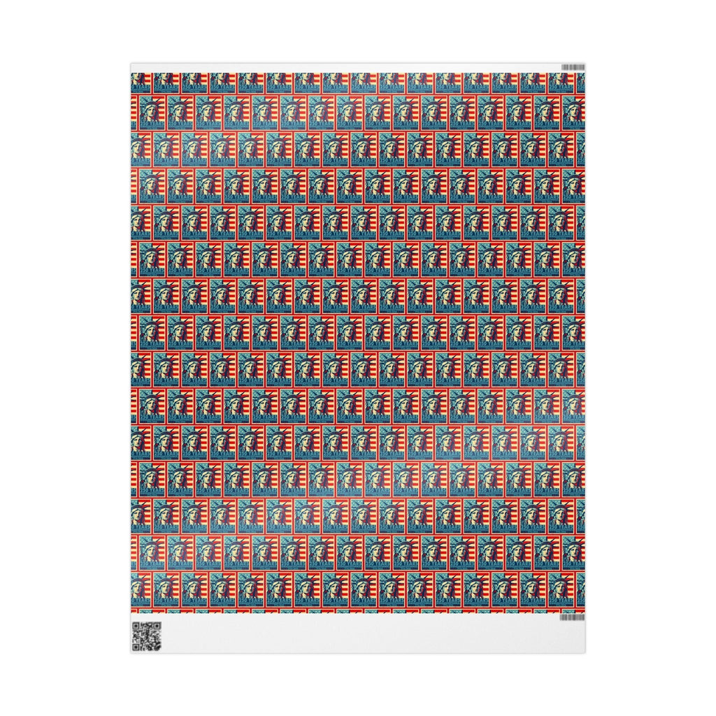 Liberty Semiquicentennial Custom Wrapping Paper Roll – America’s 250th Anniversary