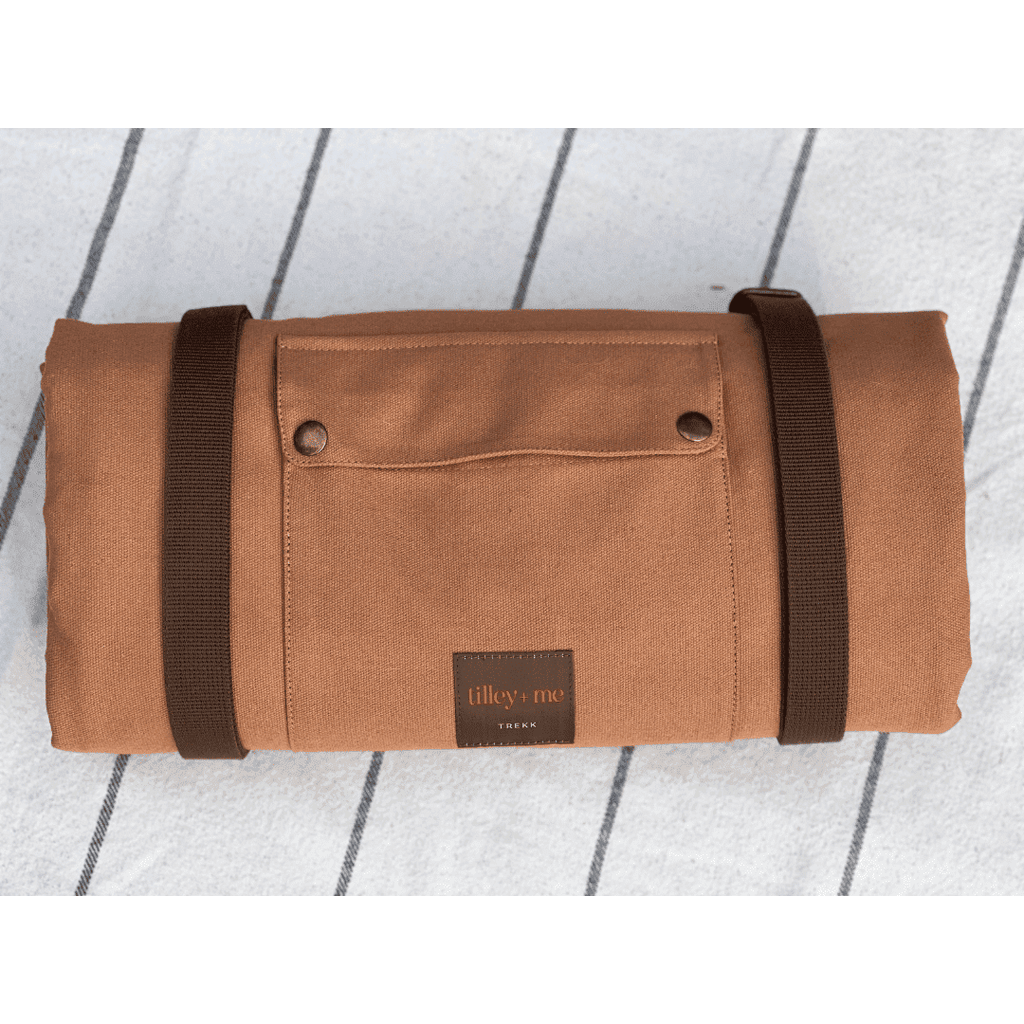 Trekk Convertible Travel Mat - Portable Canvas Bed for Dogs & Humans | Camping, Concerts, Picnics