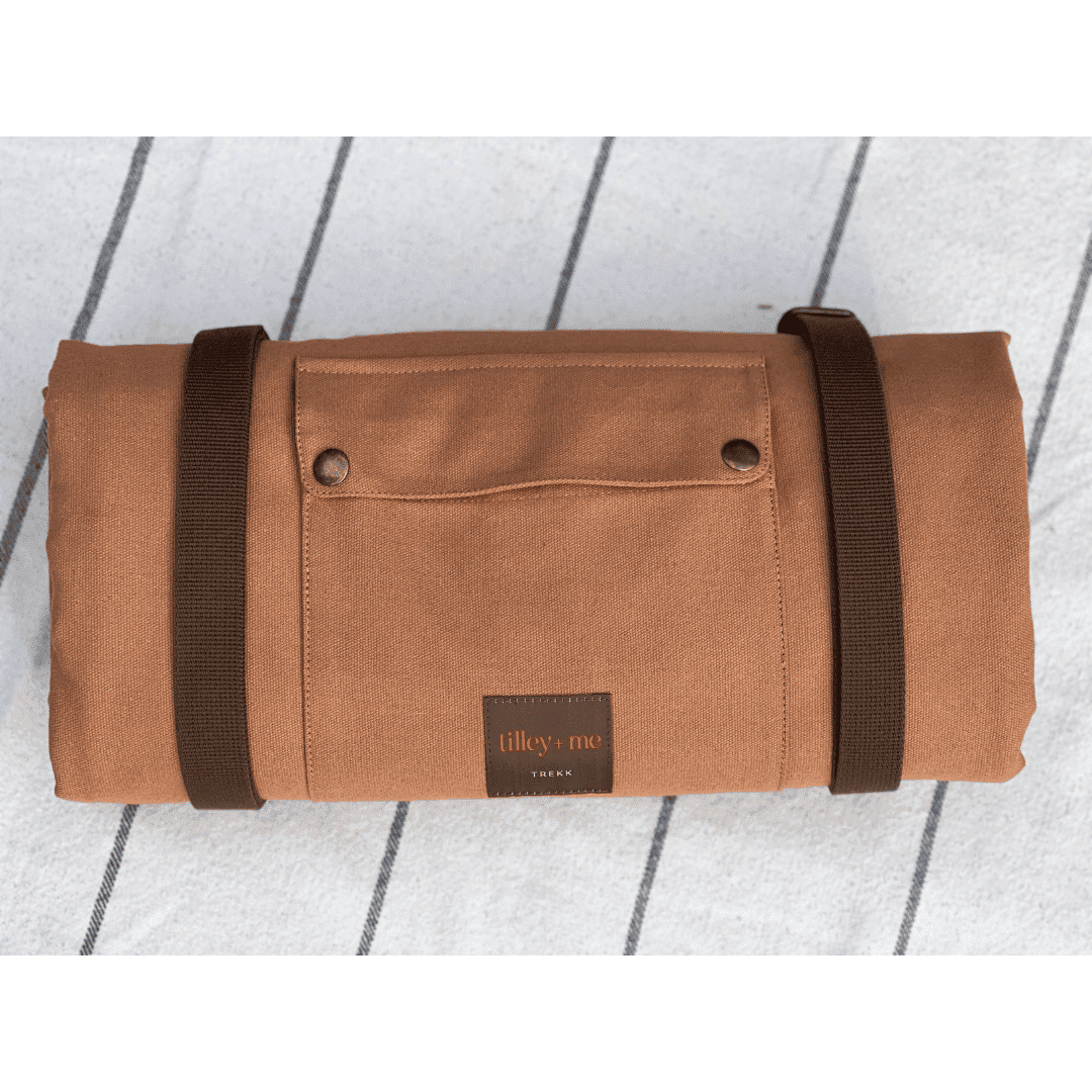 Trekk Convertible Travel Mat - Portable Canvas Bed for Dogs & Humans | Camping, Concerts, Picnics